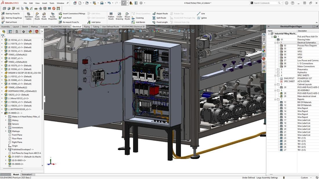 Integração elétrica e mecânica em ambiente 3D